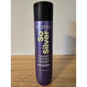 Matrix So Silver Purple Shampoo 10.1 oz Toning Blonde Gray Brass Neutralizer